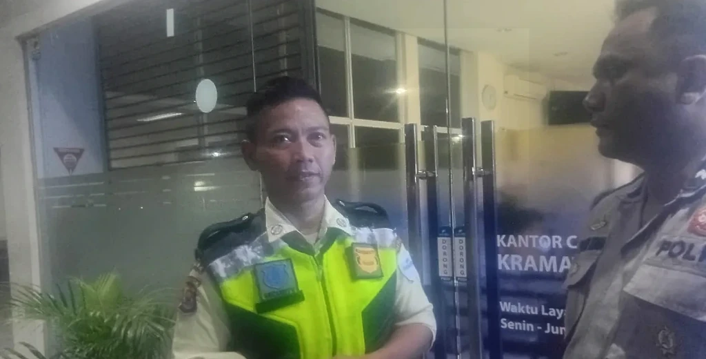 Polsek Kramatwatu Patroli Bank BJB, Imbau Satpam Waspada Ganjal ATM dan Curanmor