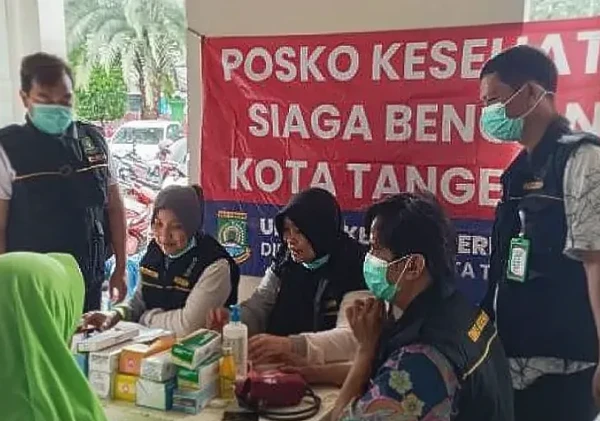 Dinkes Kota Tangerang Siagakan Posko Kesehatan untuk Warga Terdampak Banjir