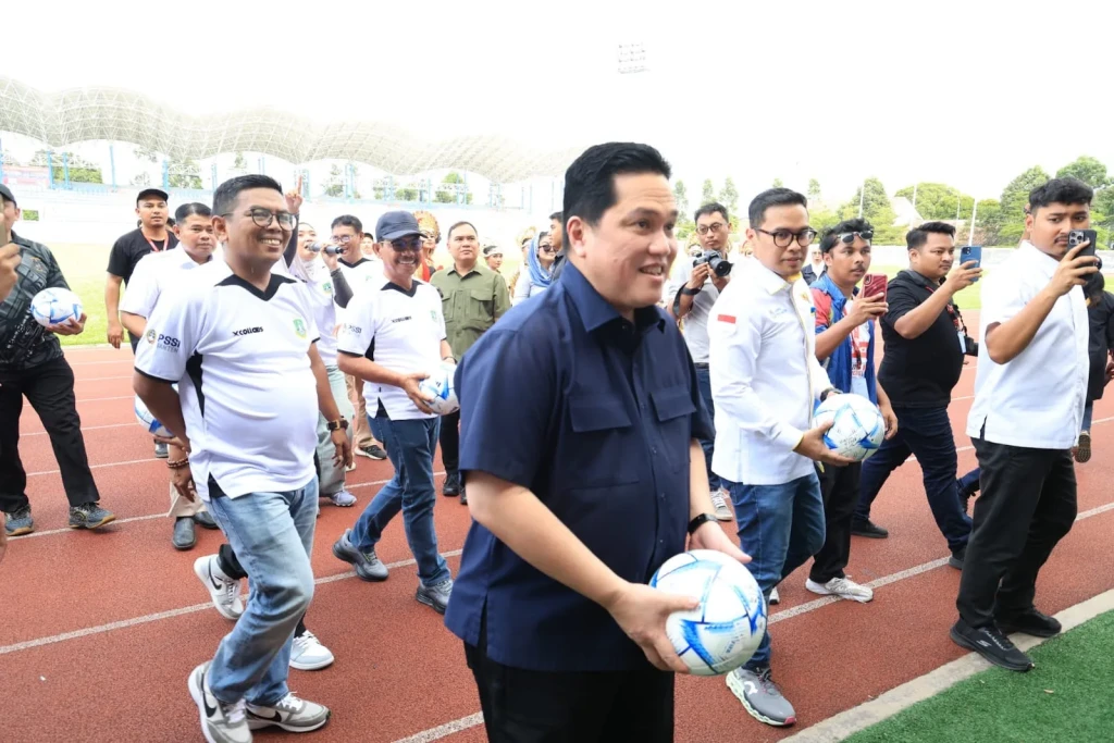 Gubernur Andra Soni dan Ketum PSSI Erick Thohir Resmi Buka Liga 4 Banten