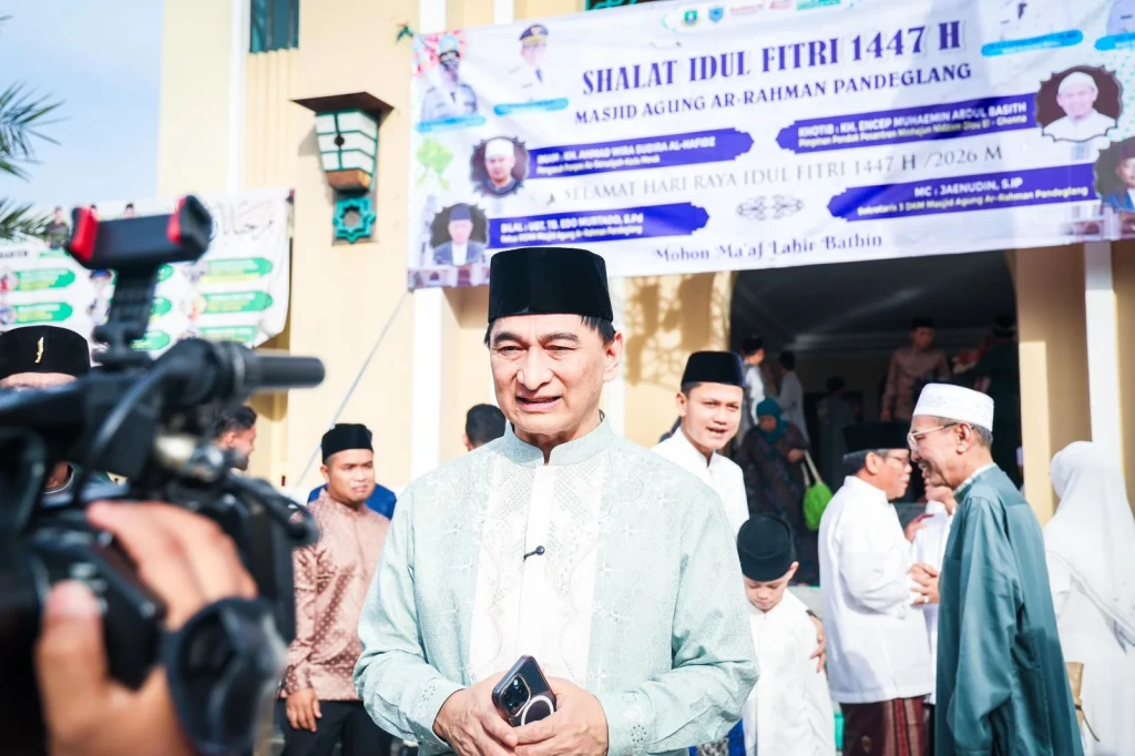 Wagub Achmad Dimyati Berbaur dengan Warga Pandeglang Rayakan Idulfitri 1447 H