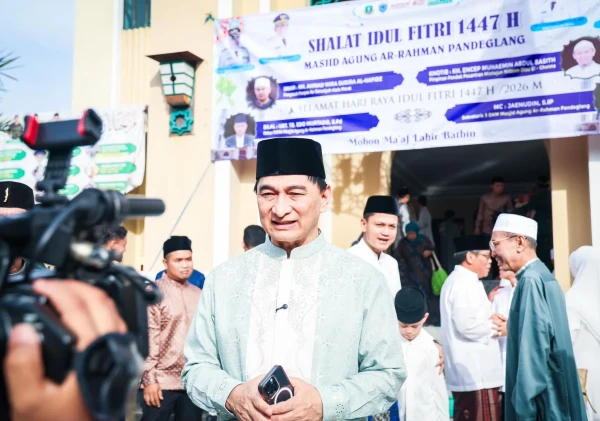 Wagub Achmad Dimyati Berbaur dengan Warga Pandeglang Rayakan Idulfitri 1447 H