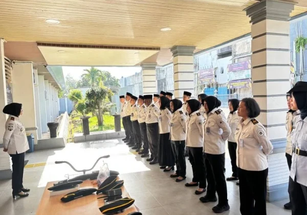 Kalapas Bandar Lampung Beri Penguatan Petugas di Hari Kedua Idul Fitri