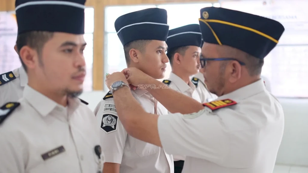 Rutan Rantau Beri Kenaikan Pangkat Tujuh Pegawai, Dorong Peningkatan Integritas