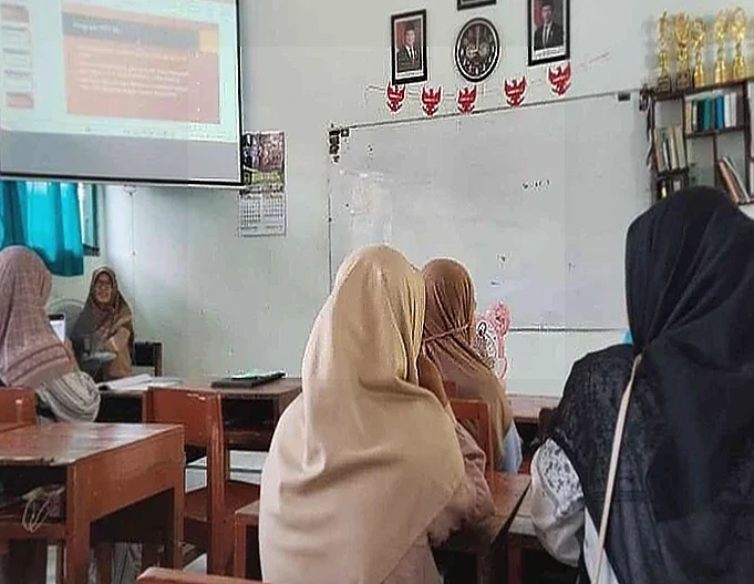 MTsN 4 Bantul Gelar Pertemuan Wali Siswa Kelas 9D, Bahas Persiapan TKA