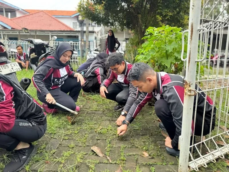 Lapas Tangerang Gelar Bakti Sosial Bersih-bersih Posyandu Sambut Hari Bakti Pemasyarakatan