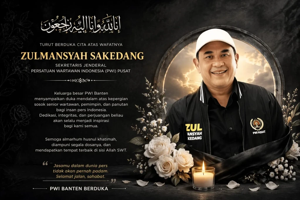 PWI Banten Berduka atas Wafatnya Sekjen PWI Pusat Zulmansyah Sakedang