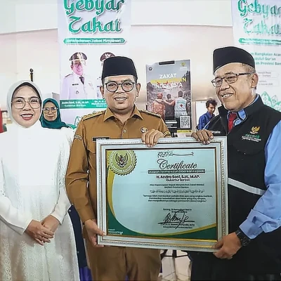 Gubernur Banten Andra Soni Dorong Zakat Jadi Modal Usaha Produktif