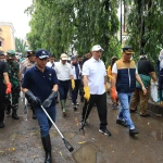 Sekda Banten Dampingi Menteri LH Bersih-bersih di Serang, Dorong Gerakan Hidup Bersih