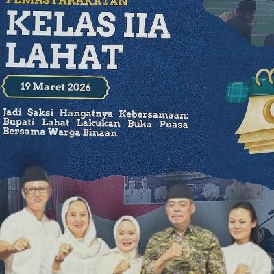 Bupati Lahat Bursah Zarnubi Buka Puasa Bersama Warga Binaan Lapas Kelas IIA