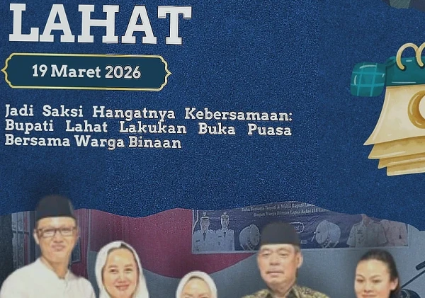 Bupati Lahat Bursah Zarnubi Buka Puasa Bersama Warga Binaan Lapas Kelas IIA