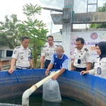 Lapas Tanjung Tebar 3.000 Bibit Lele, Bekali Warga Binaan Keterampilan Perikanan