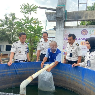 Lapas Tanjung Tebar 3.000 Bibit Lele, Bekali Warga Binaan Keterampilan Perikanan