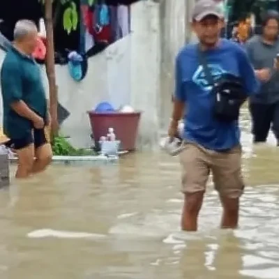 Ratusan Rumah Terendam Banjir, Polres Serang Pantau Wilayah Terdampak Cuaca Ekstrem