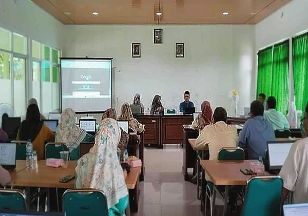 MTsN 4 Bantul Gelar Workshop Akun Berita, Libatkan 75 Guru dan Pegawai