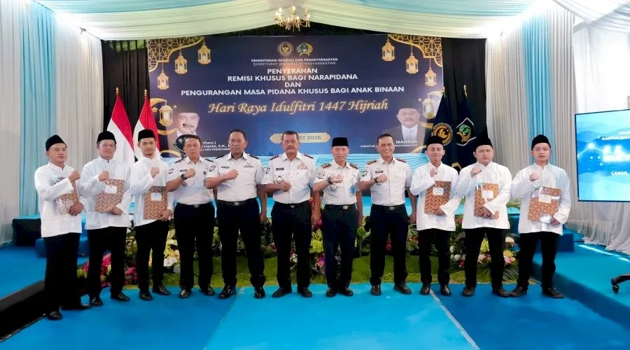 Dirjenpas Serahkan Remisi Khusus Idulfitri 1447 Hijriah di Lapas Gunung Sindur