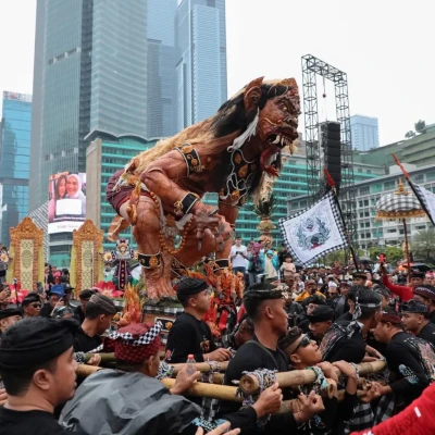 Wagub Rano Karno Hadiri Festival Nyepi di Bundaran HI, Ajak Perkuat Toleransi