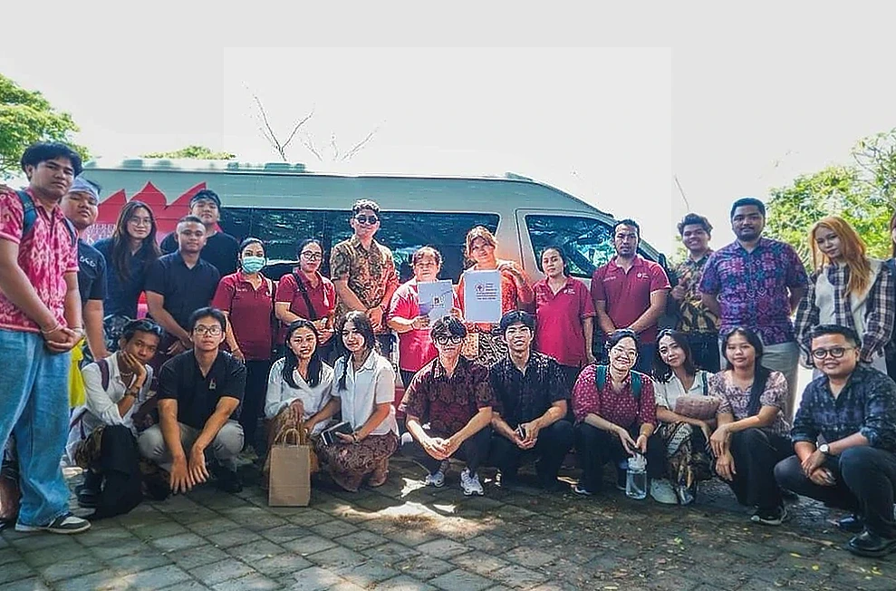 Himpunan Mahasiswa Bisnis Digital PIB College Gelar Donor Darah di Tabanan