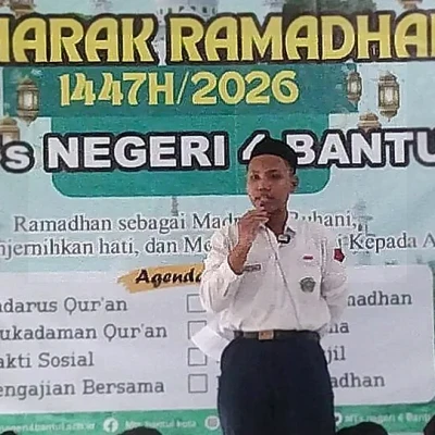 Siswa MTsN 4 Bantul Ajak Remaja Istiqomah dan Jauhi Zina dalam Kultum Ramadan