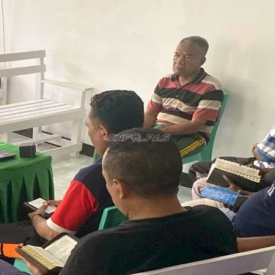 Lapas Wahai Gelar Ibadah Virtual untuk Warga Binaan Kristiani