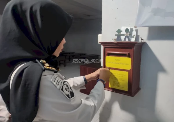 Lapas Perempuan Palembang Optimalkan Kotak Pengaduan untuk Tingkatkan Pelayanan Publik