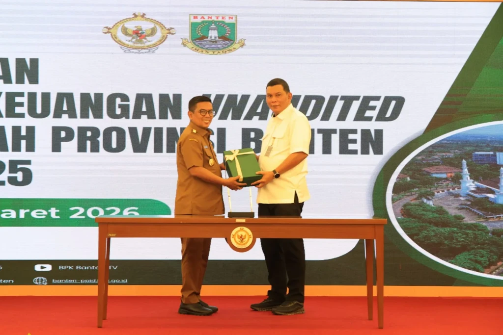 Gubernur Banten Andra Soni Serahkan LKPD 2025 ke BPK, Harap Opini Terbaik