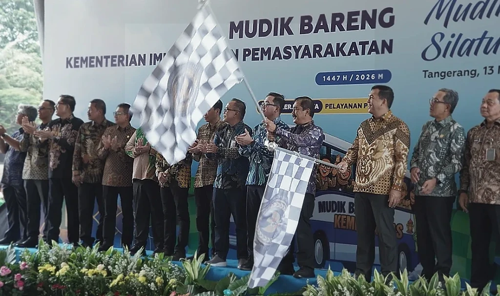 Kemenimipas Berangkatkan 661 Peserta Mudik Bersama Sambut Idulfitri 1447 H