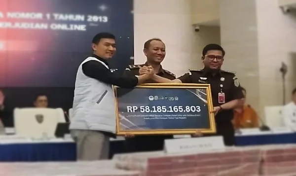 Bareskrim Polri Serahkan Aset Judi Online Rp58,1 Miliar ke Kejaksaan Agung