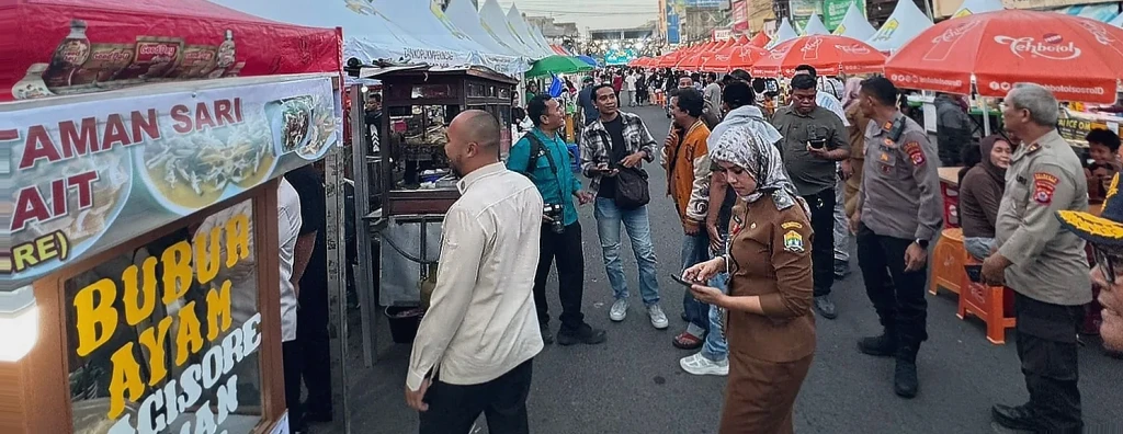 Kapolsek Serang Amankan Pembukaan Pasar Jedogan, Dorong Ekonomi Lokal