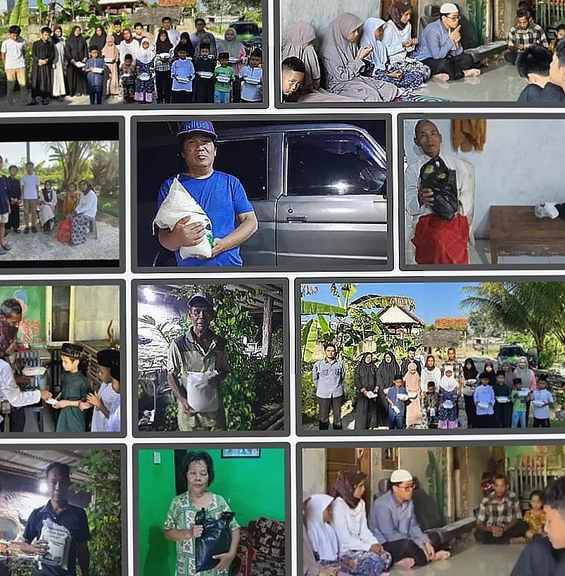 Yayasan Revolusi Moral Santuni Anak Yatim dan Salurkan Bantuan Beras di Cipocok Jaya