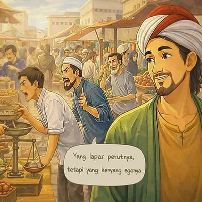 Abunawas Ingatkan Puasa Sejati Lebih dari Sekadar Tahan Lapar dan Dahaga