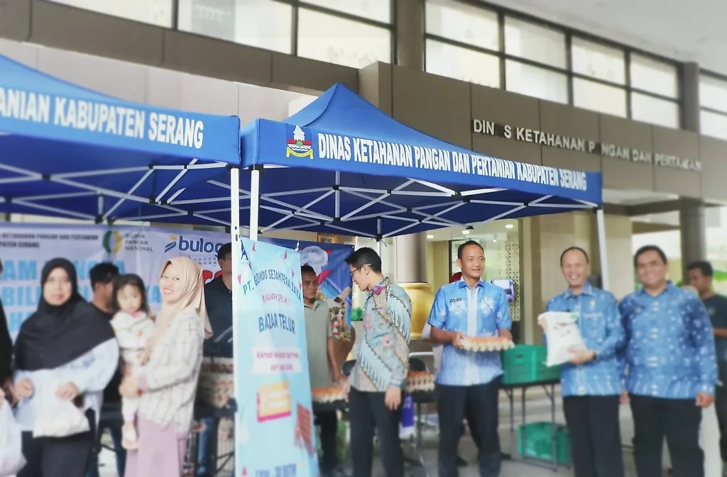 DKPP Kabupaten Serang Gelar Pangan Murah, Jual Daging dan Telur Lebih Hemat