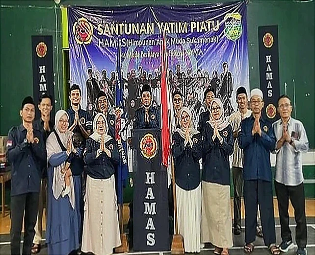 Himpunan Anak Muda Sukamenak Santuni 48 Anak Yatim di Tasikmalaya