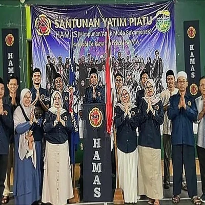 Himpunan Anak Muda Sukamenak Santuni 48 Anak Yatim di Tasikmalaya