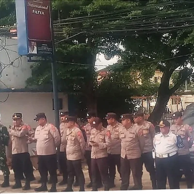 Polsek Kramatwatu Gelar Apel Kesiapan Pengamanan Idul Fitri 1447 H