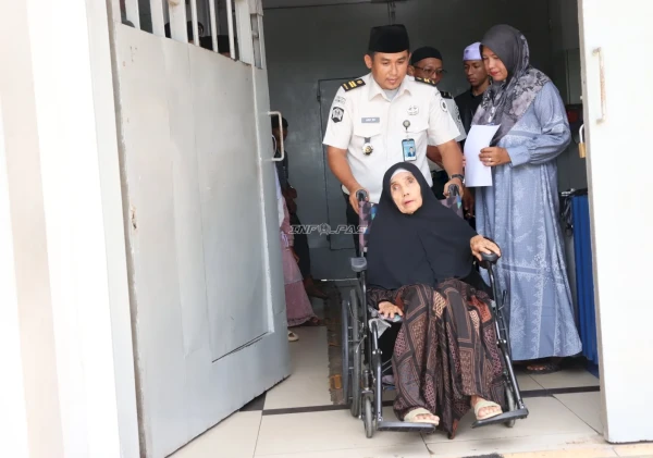 Lapas Tanjung Sediakan Kursi Roda dan Pendampingan Khusus untuk Pengunjung Lansia