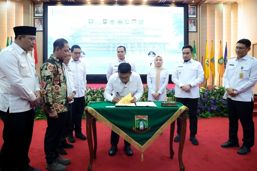 Gubernur Andra Soni Percepat Pembangunan PSEL di Banten, Libatkan Tiga Daerah