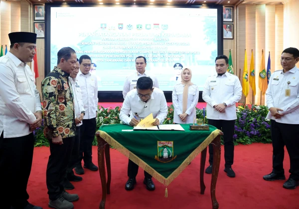 Gubernur Andra Soni Percepat Pembangunan PSEL di Banten, Libatkan Tiga Daerah