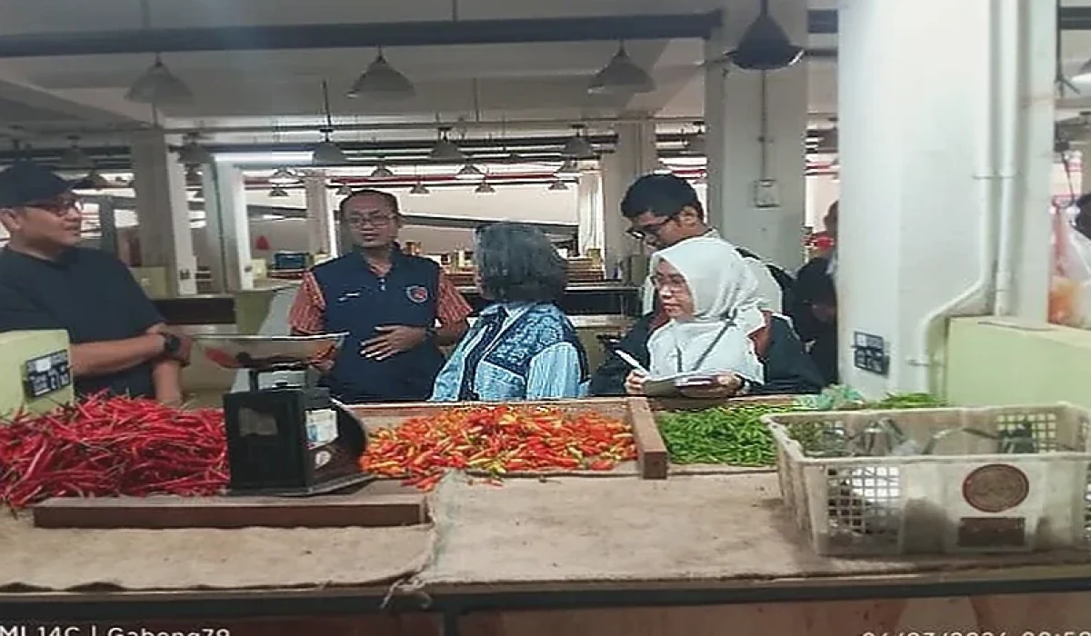 Tim Gabungan Pantau Harga Pangan di Pasar Anyar Tangerang, Pastikan Stok Aman Jelang Hari Raya