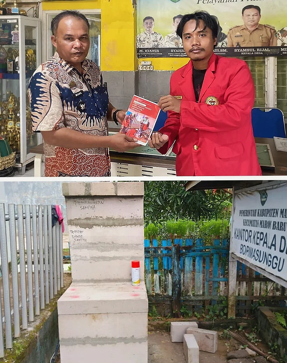Atasi Sampah Rumah Tangga, Mahasiswa KKN Unhas Bangun Rocket Stove di Maros
