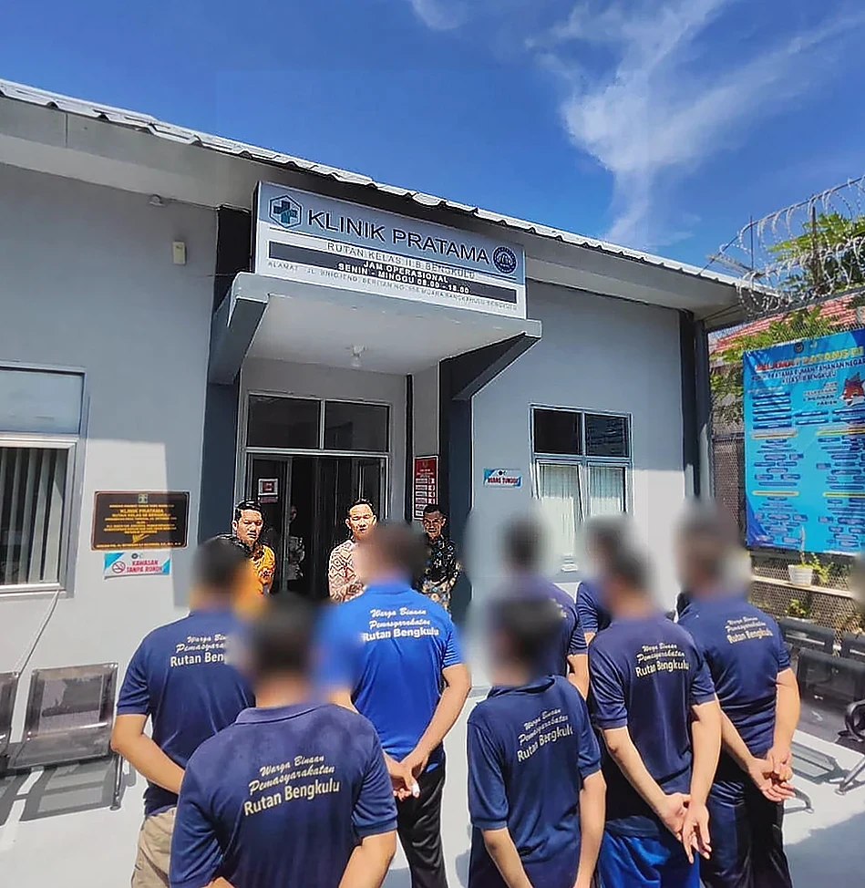 Rutan Bengkulu Periksa Kesehatan Tamping Dapur, Pastikan Makanan Warga Binaan Higienis