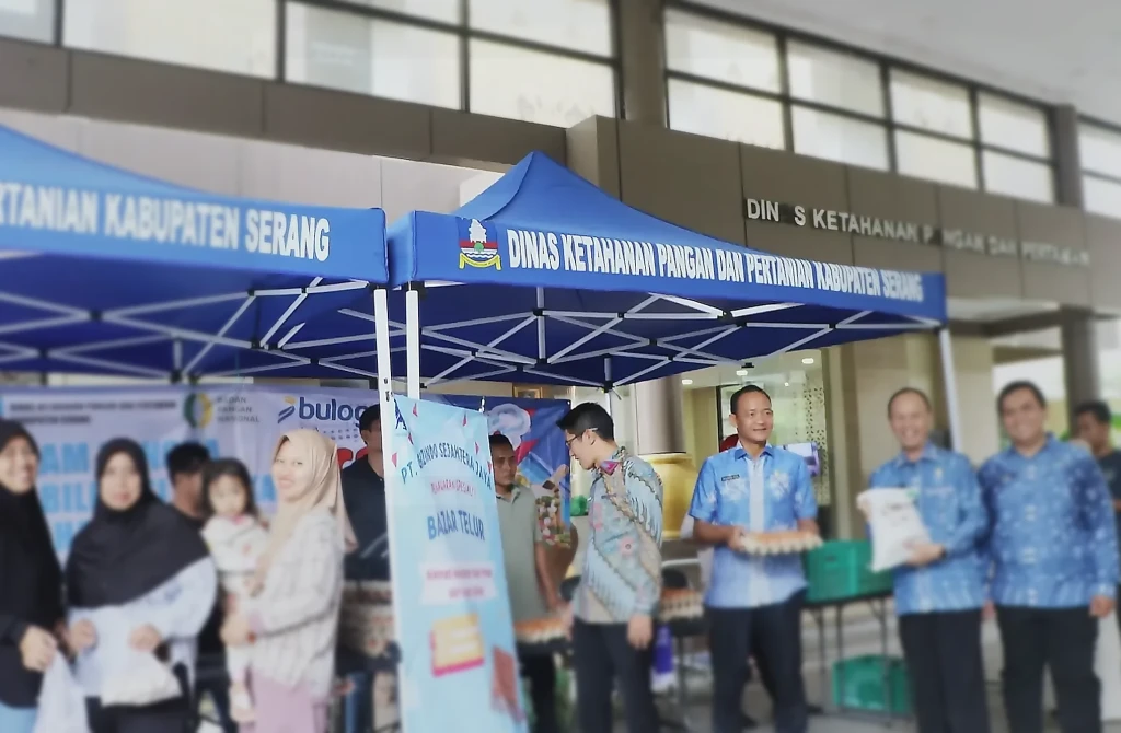 DKPP Serang Gelar Pangan Murah di Puspemkab, Stabilkan Harga Jelang Idul Fitri