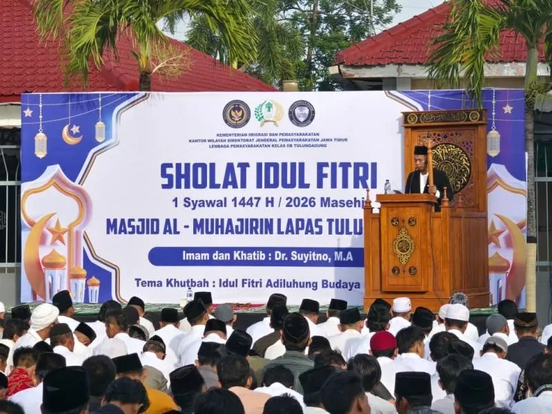382 Warga Binaan Lapas Tulungagung Terima Remisi Idul Fitri, Empat Langsung Bebas