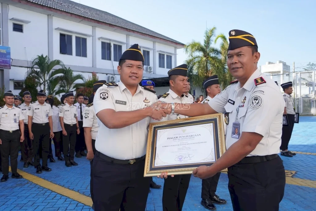 Lapas Banjarbaru Sabet Predikat Dapur Sehat Terbaik I, Petugas Dapur Raih Penghargaan
