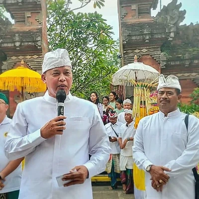 Umat Hindu Bekasi Arak Ogoh-ogoh Detya Kala Baka Jelang Nyepi