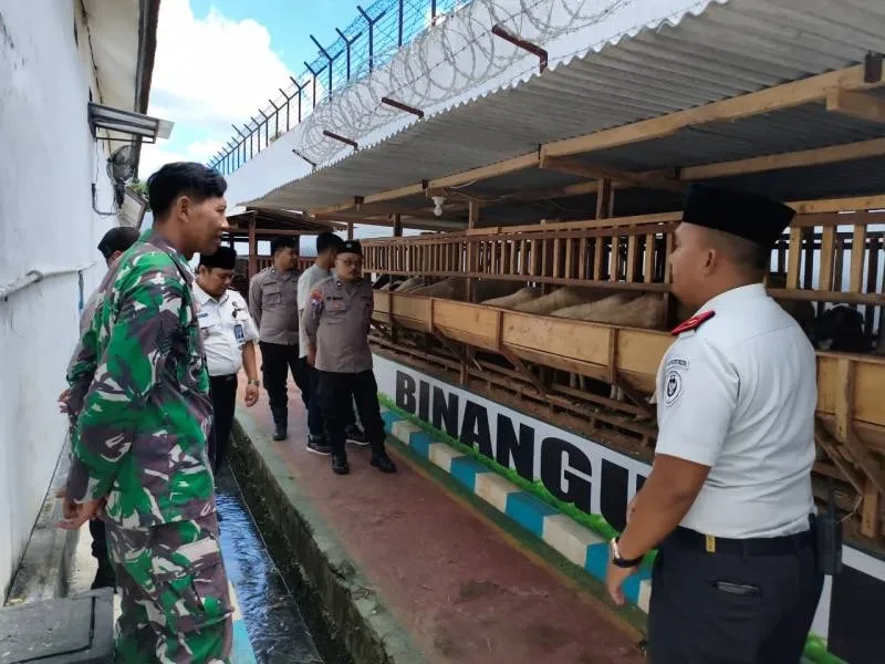 Lapas Tulungagung Terima Patroli Gabungan TNI-Polri Saat Idul Fitri 1447 H