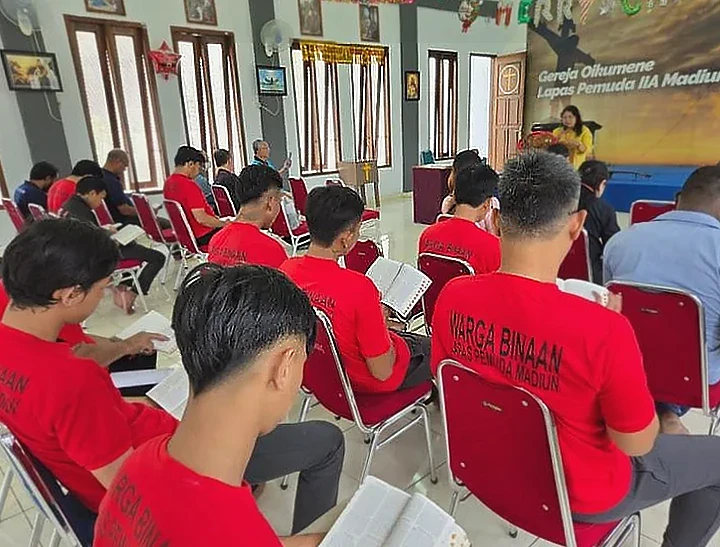 Lapas Pemuda Madiun Gelar Pembinaan Rohani, Dorong Warga Binaan Perbaiki Diri