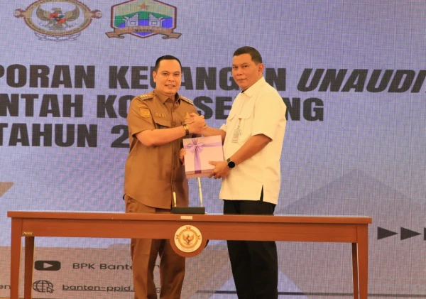 Wali Kota Serang Budi Rustandi Targetkan WTP Usai Serahkan LKPD 2025 ke BPK