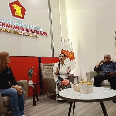 Gerindra Sumut Ajak SMSI Kawal Program Strategis Presiden Prabowo Subianto