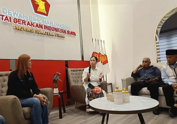 Gerindra Sumut Ajak SMSI Kawal Program Strategis Presiden Prabowo Subianto