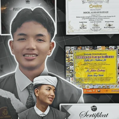 Santri Tangerang Mochammad Al Shar Baihaqi Ukir Prestasi Nasional Desain Grafis dan Video Editing